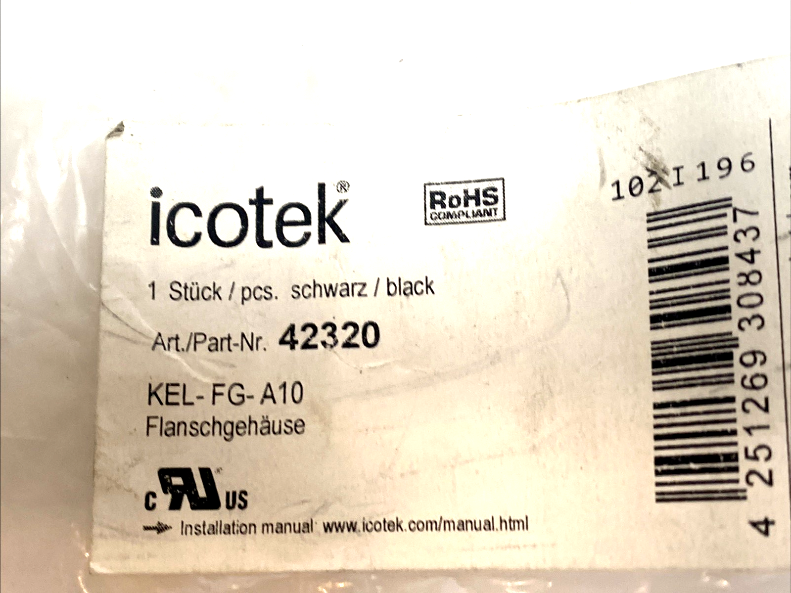 KEL-FG-A10 | Icotek Split Flange Cable Entry 10 Grommets 17mm Max OD - New Other - Maverick Industrial Sales