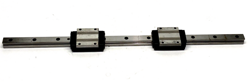 HBW T20A Linear Guide Rail Dual Block Assembly 635mm Length - Maverick Industrial Sales