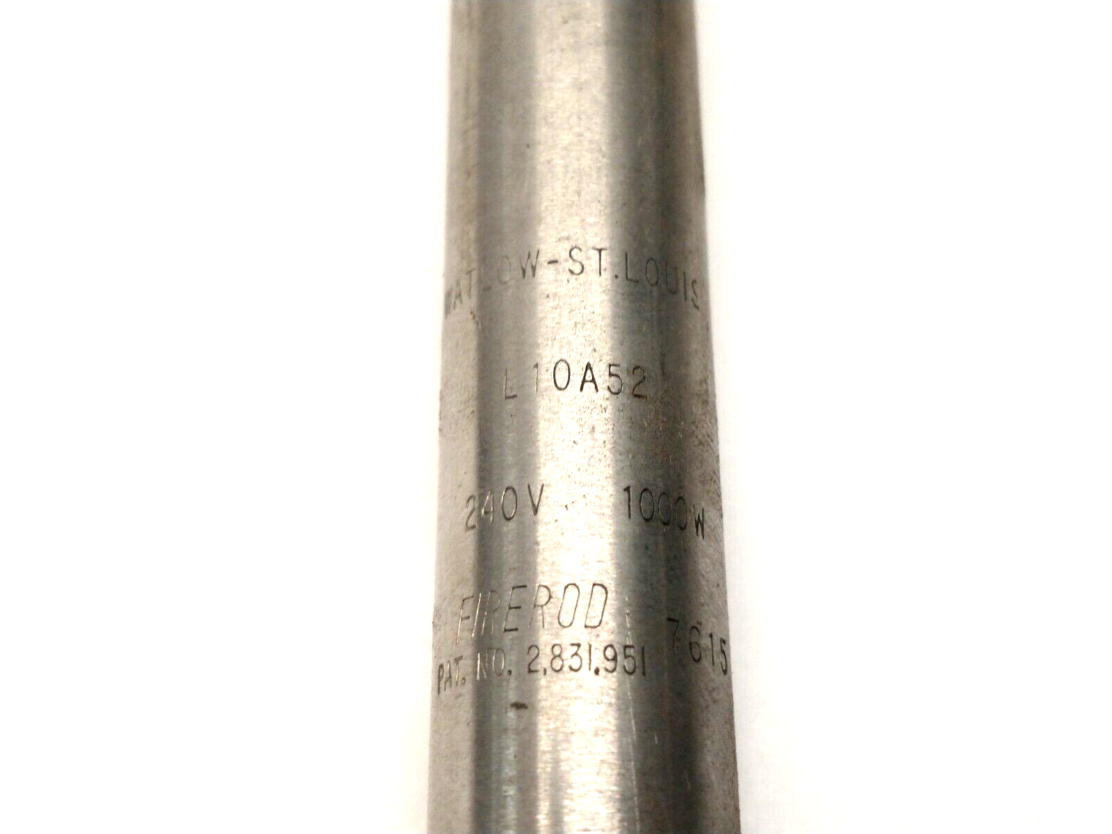 Watlow L10A52 FIREROD Cartridge Heater 3/8" x 10" Long 240V 1000W LOT OF 2 - Maverick Industrial Sales