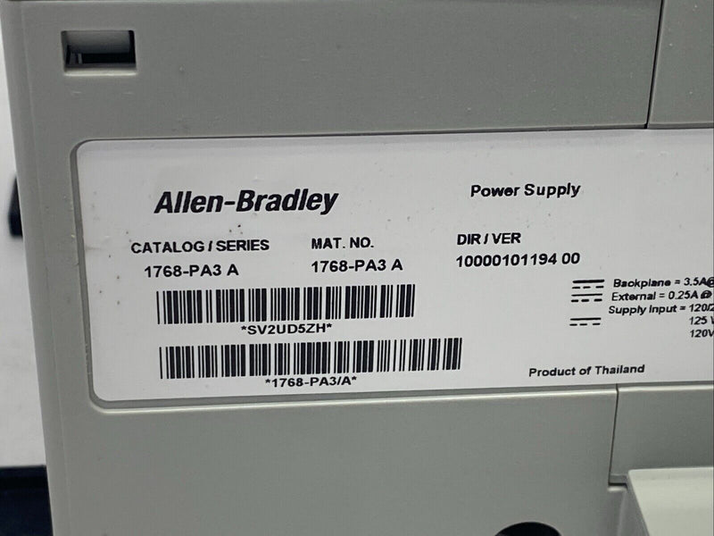 Allen Bradley 1768-PA3 Ser. A CompactLogix Power Supply - Maverick Industrial Sales