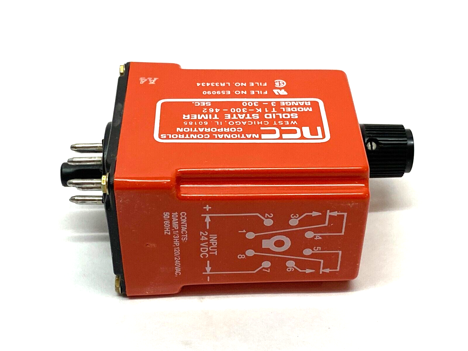NCC National Controls Corp T1K-00300-462 Solid-State Time Delay Relay 3-300sec - Maverick Industrial Sales