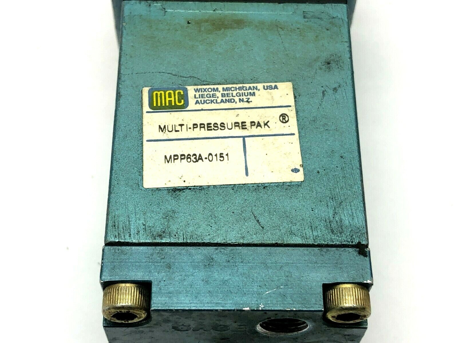 MAC Valves PR63D-1CBA-9 Pressure Regulator w/ MPP63A-0151 Pressure Pak - Maverick Industrial Sales