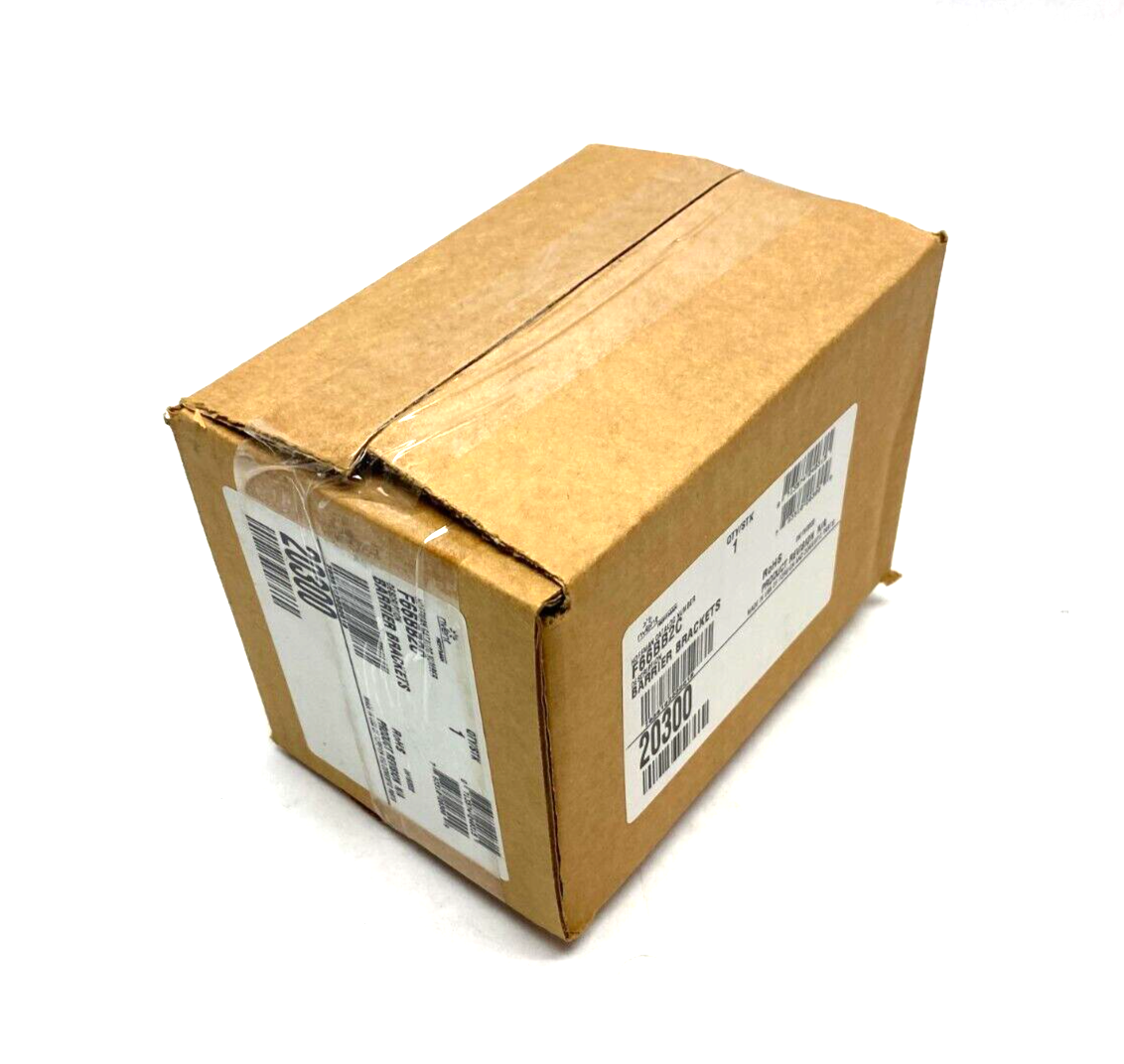 F66BB2C | Hoffman Barrier Brackets 2-Compartment fits 6" x 6" BOX OF 5 - New - Maverick Industrial Sales