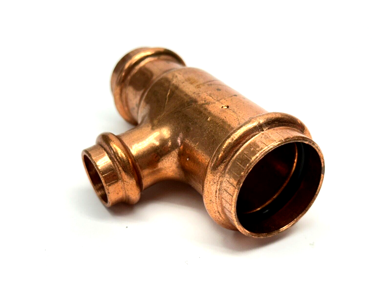 Viega 77417 ProPress Tee C x C x C 1" x 3/4" x 1/2" Copper 3AV86 - Maverick Industrial Sales
