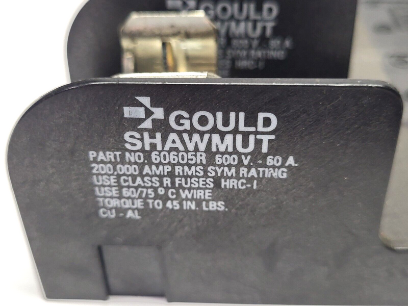 Gould Shawmut 60606R Fuse Holder 4-Pole - Maverick Industrial Sales