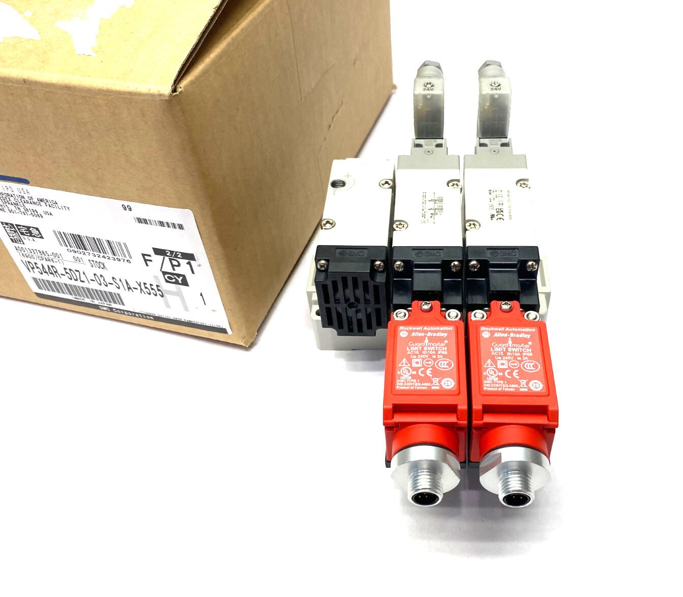 SMC VP544R-5DZ1-03-S1A-X555 Residual Pressure Release Valve 3-Port, 3/8" NPT - Maverick Industrial Sales