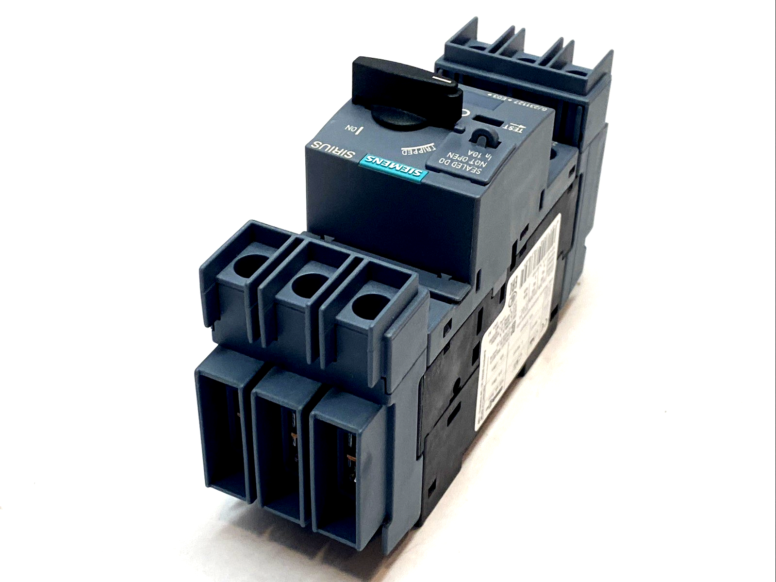 Siemens 3RV2711-1JD10 S00 Frame Circuit Breaker 10A/130A Screw Terminals - Maverick Industrial Sales