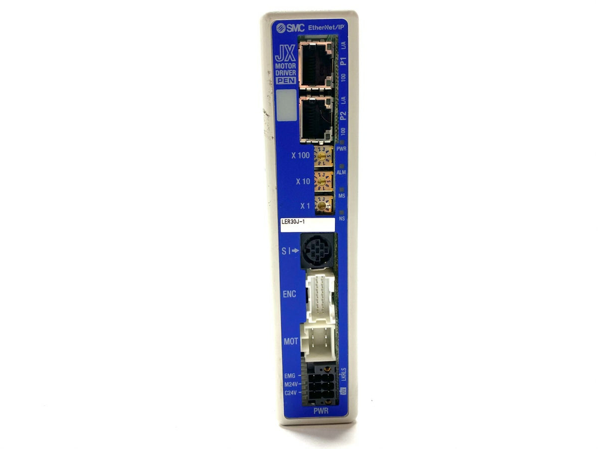 JXC918-LER30J-1 | SMC Ethernet/IP Direct Connect Electric Actuator Controller - Used - Maverick Industrial Sales