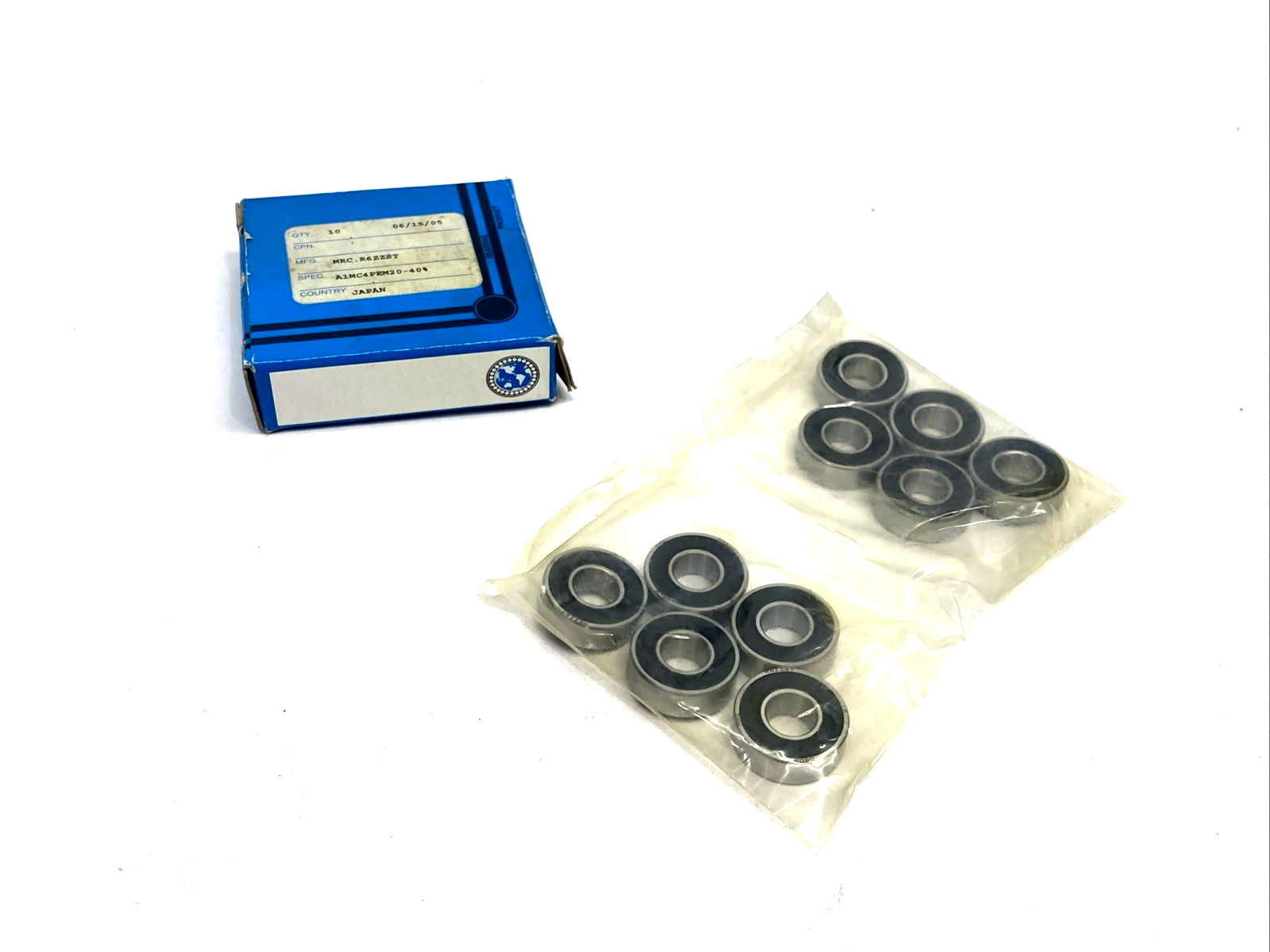 R6ZZSST | MRC Radial Deep Groove Ball Bearing 3/8" I.D. 7/8" O.D. 10-PACK - New - Maverick Industrial Sales