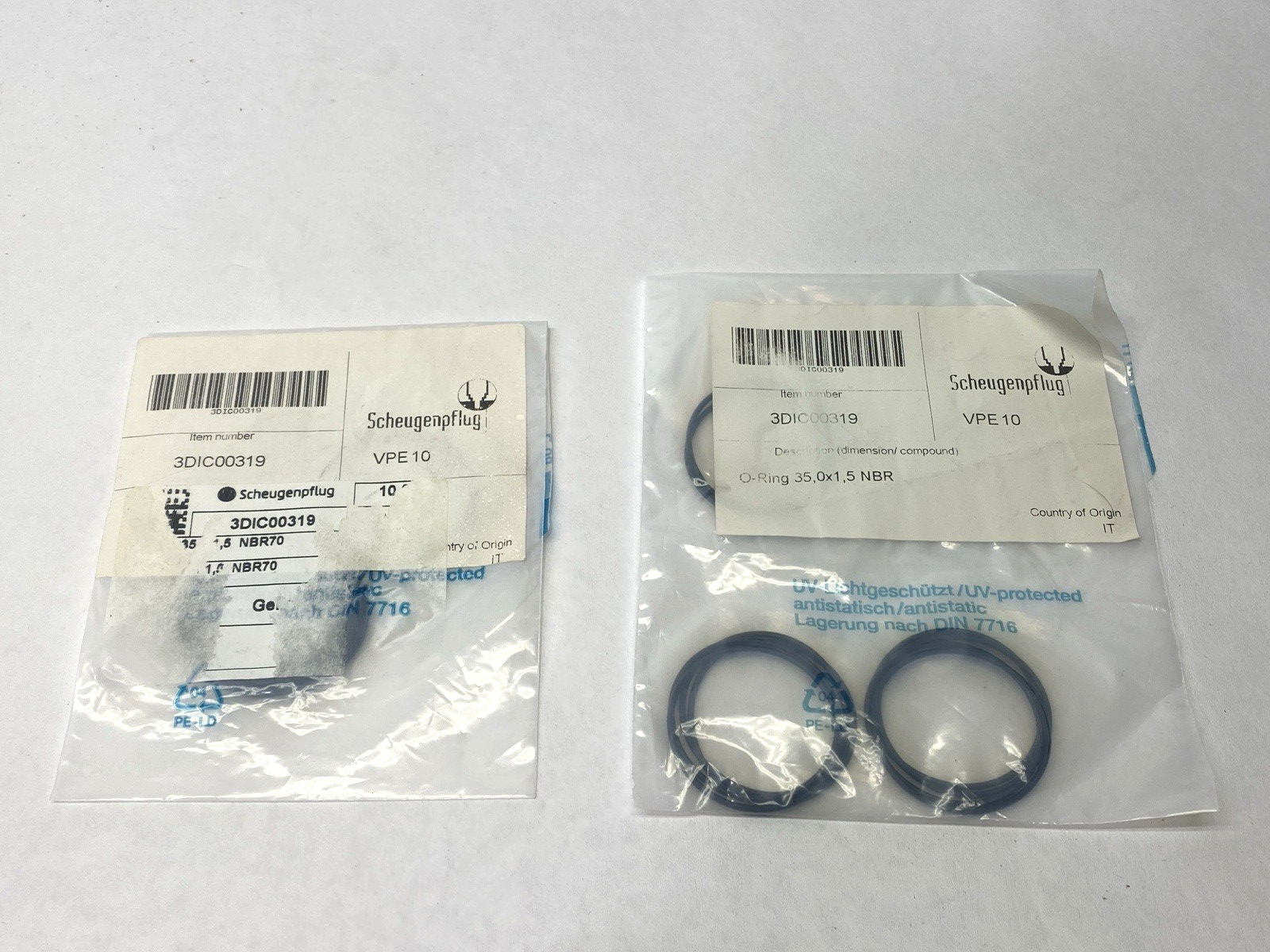 Scheugenpflug 3DIC00319 O-Ring 35mm x 1.5mm NBR 70 LOT OF 15 - Maverick Industrial Sales