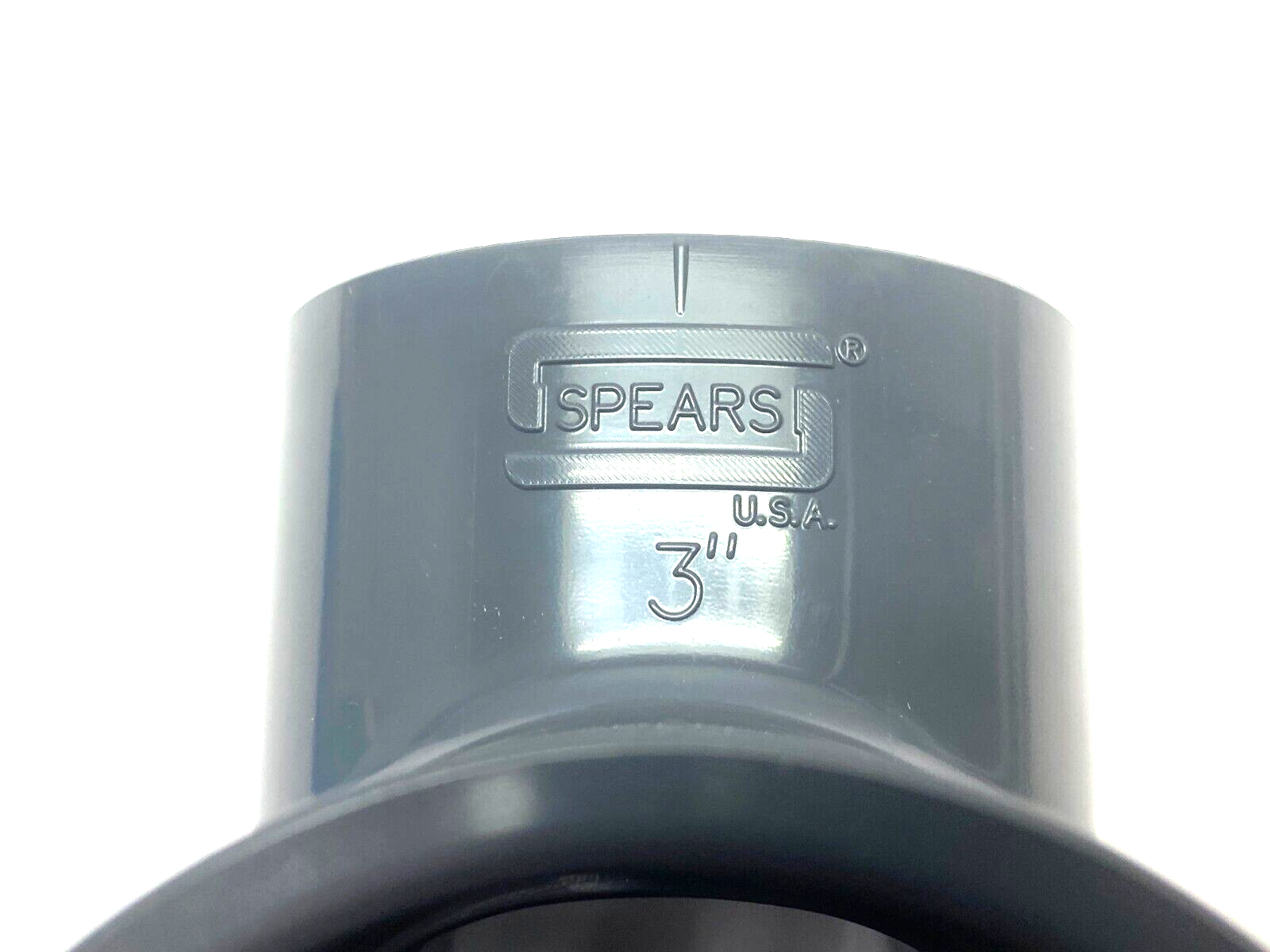 Spears 801-030 Tee Slip Socket Fitting Gray PVCI SCH 80 3" x 3" x 3" - Maverick Industrial Sales