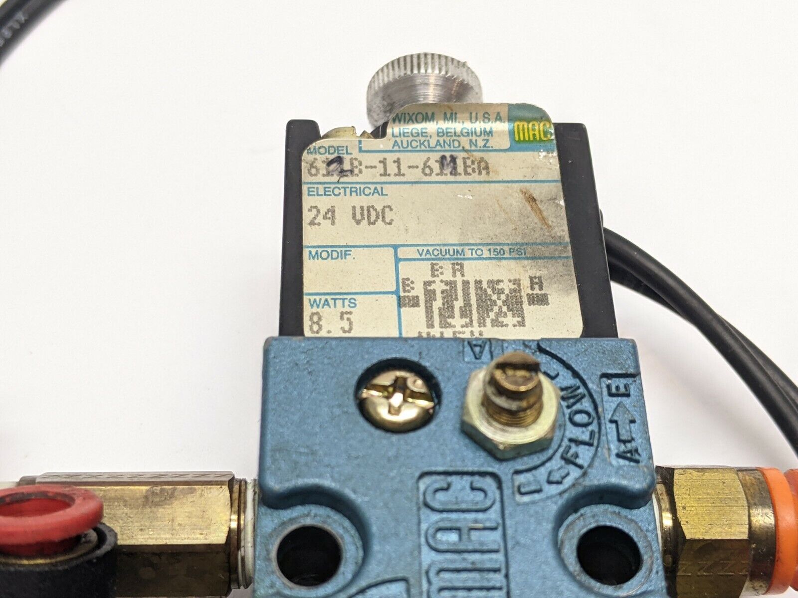 MAC Valves 611B-11-611BA Solenoid Valve - Maverick Industrial Sales