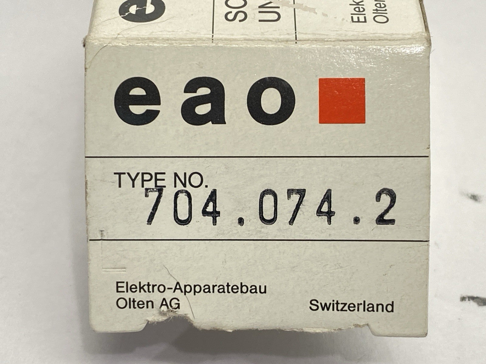 EAO 704.074.2 Round E-Stop Switch Actuator Non-Illuminated - Maverick Industrial Sales