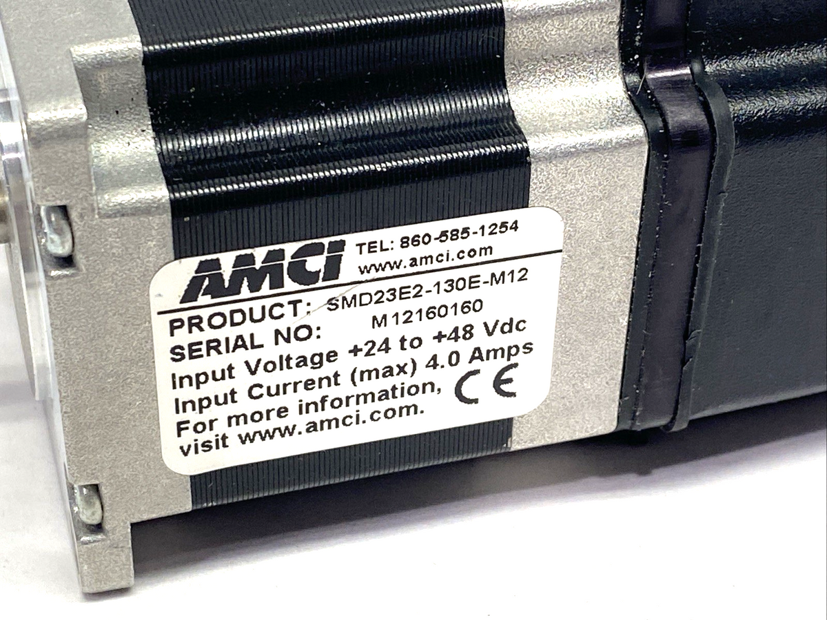 Advanced Micro Controls AMCI SMD23E2-130E-M12 Ethernet Integrated Stepper Motor - Maverick Industrial Sales