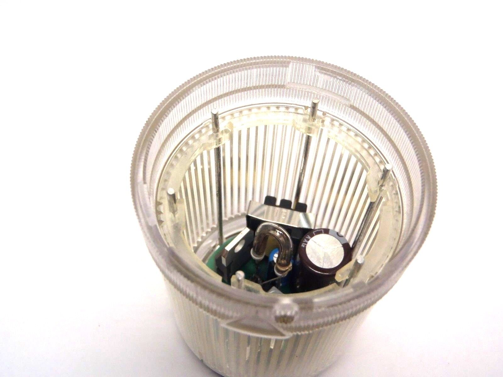 Allen Bradley 855E-24BR7 Ser A Clear Strobe Light Stack 50mm 24V AC/DC 70mA - Maverick Industrial Sales