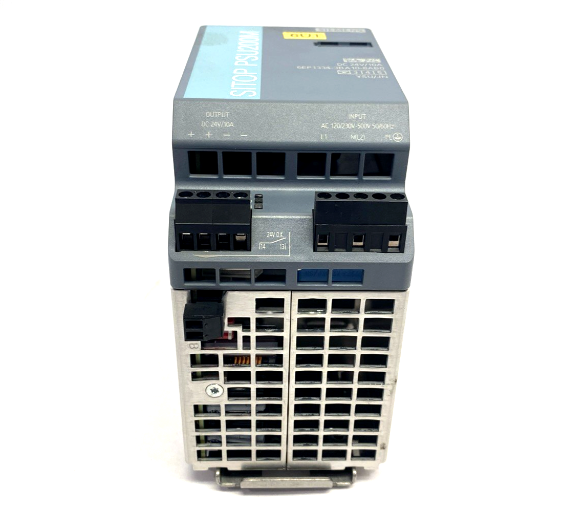 6EP1334-3BA10-8AB0 | Siemens SITOP PSU200M Power Supply 10A 24VDC - Used - Maverick Industrial Sales
