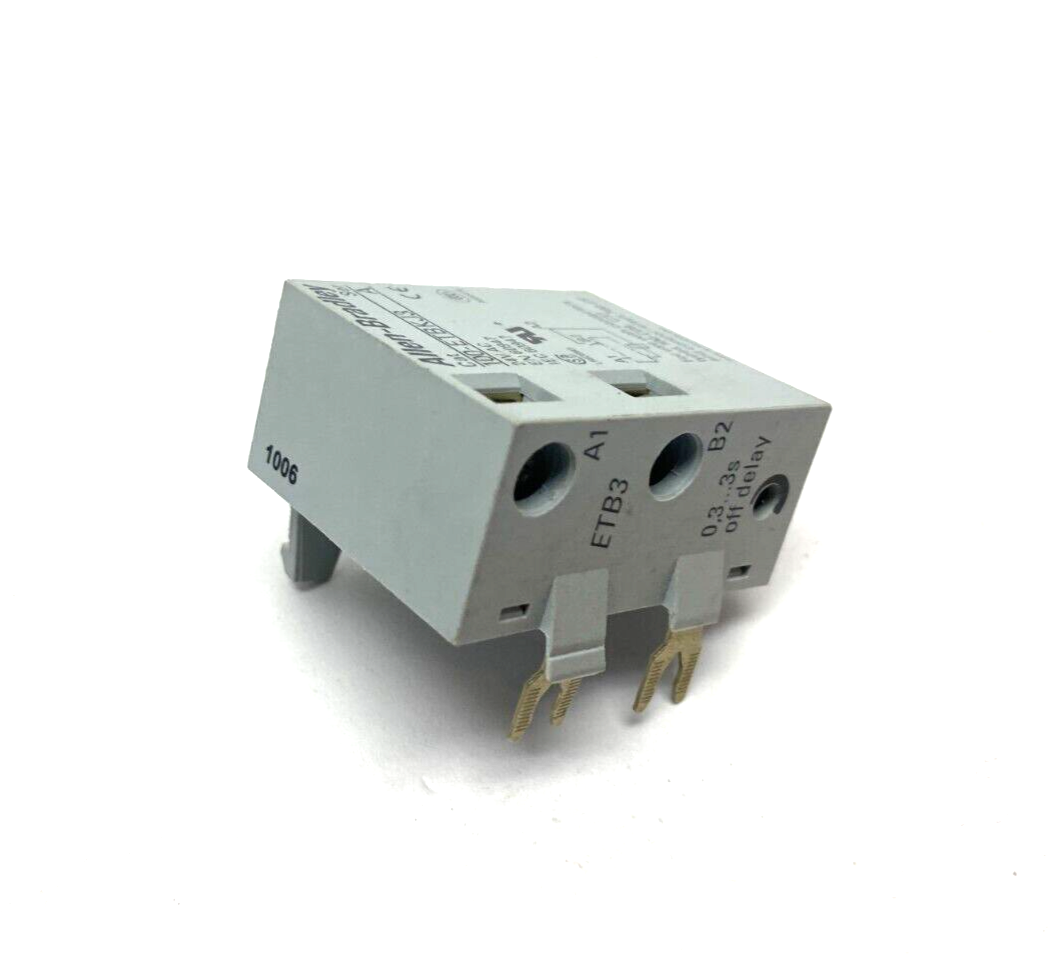 Allen Bradley 100-ETBKJ3 Ser. A Electronic Timing Contact Module - Maverick Industrial Sales