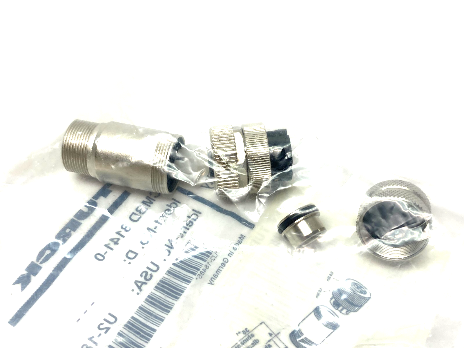 Turck CMBD 8141-0 Ethernet Field Wireable M12 5-Pin Connector U2-18485 - Maverick Industrial Sales