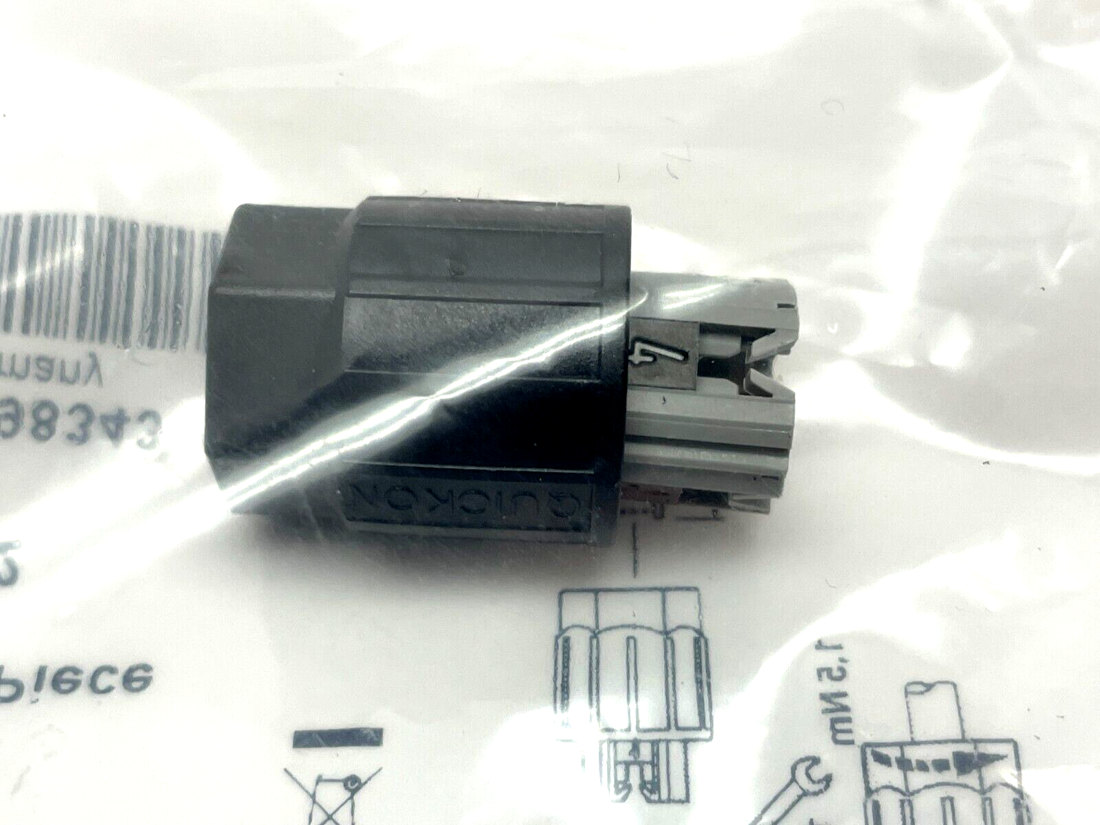 Pepperl+Fuchs V1S-G-Q2 Field-Attachable Male Connector 198343 - Maverick Industrial Sales