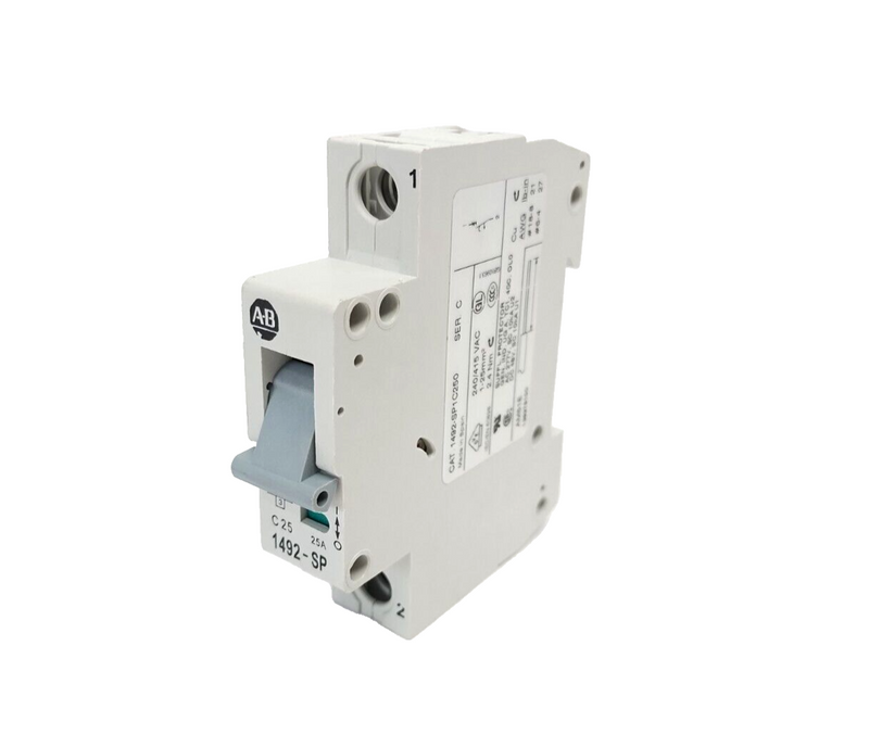 Allen Bradley 1492-SP1C250 Ser. C Supplementary Miniature Circuit Breaker 1P 25A - Maverick Industrial Sales