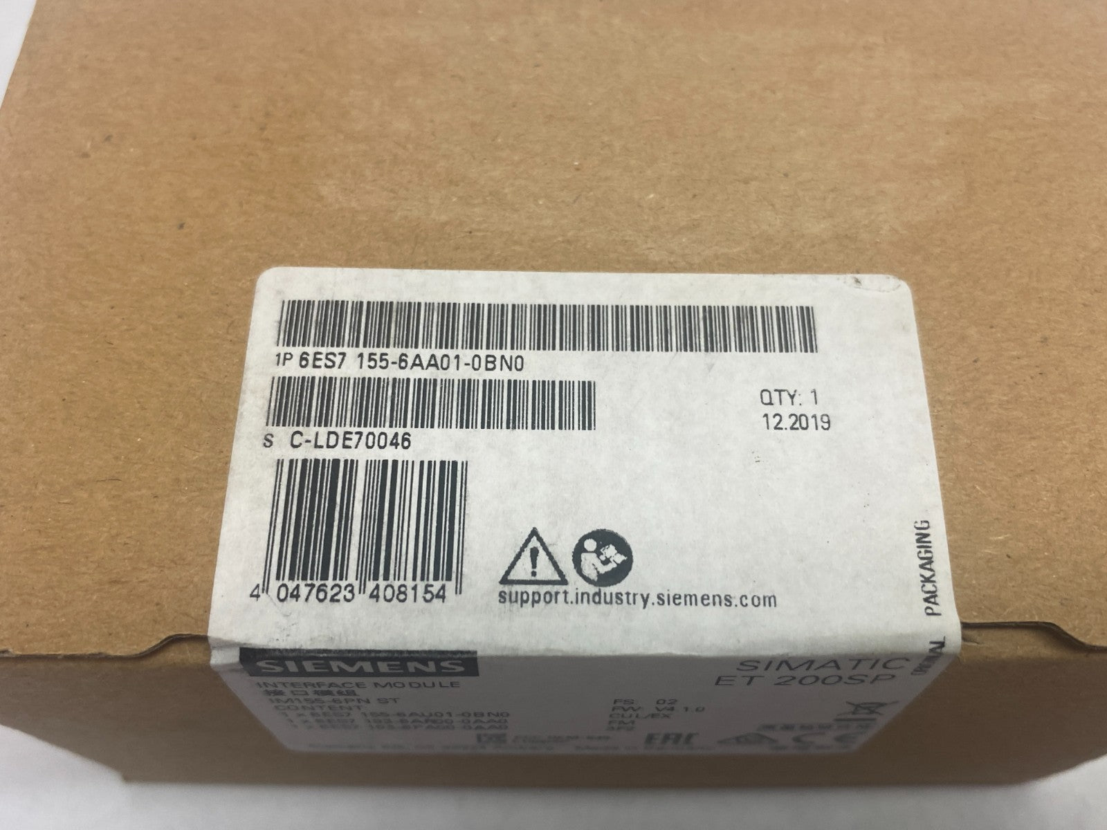 Siemens 6ES7 155-6AA01-0BN0 SIMATIC ET 200SP Interface Module IM155-6PN ST - Maverick Industrial Sales