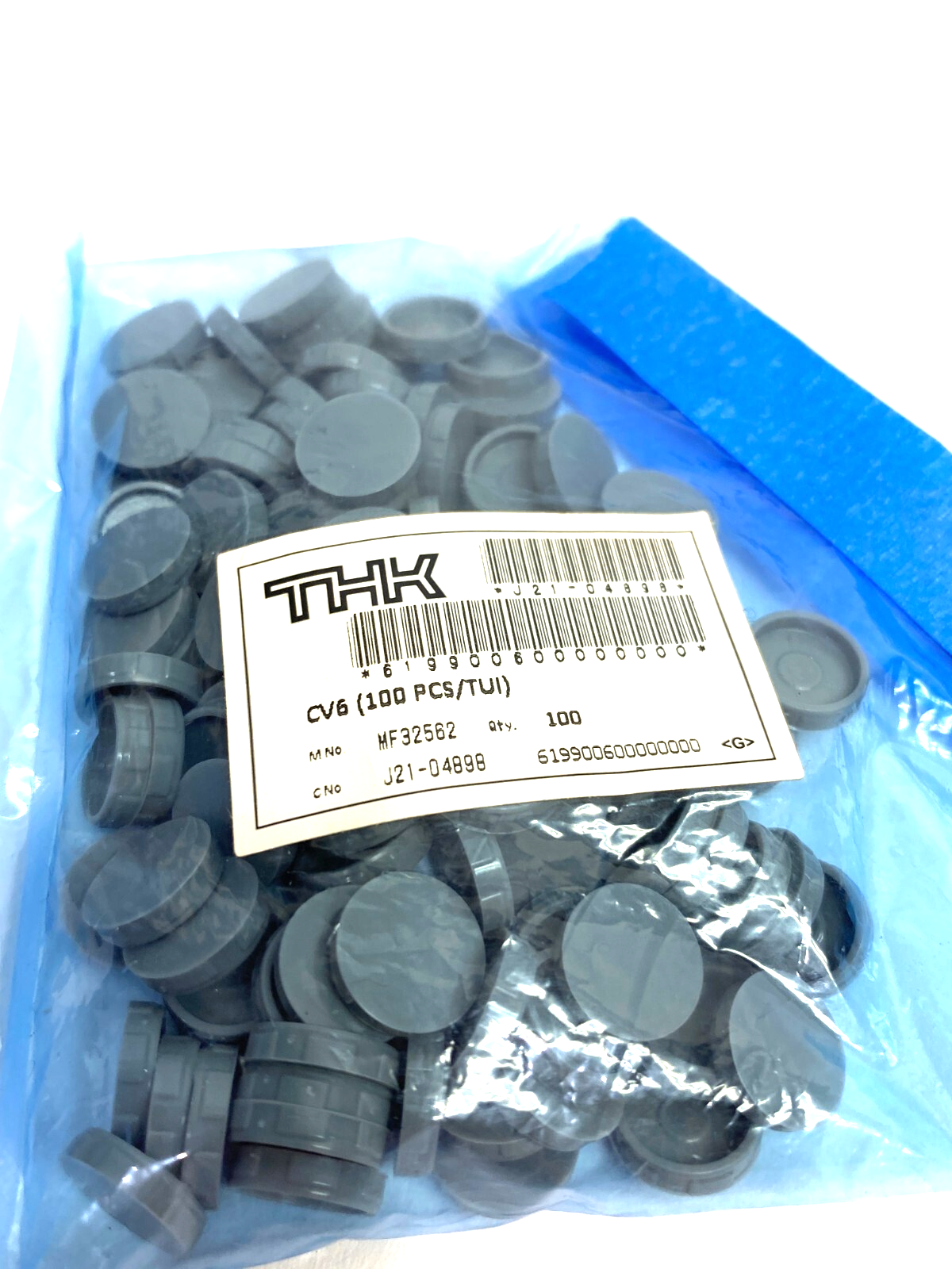 THK CV6 Rail Caps Gray PKG OF 100 - Maverick Industrial Sales