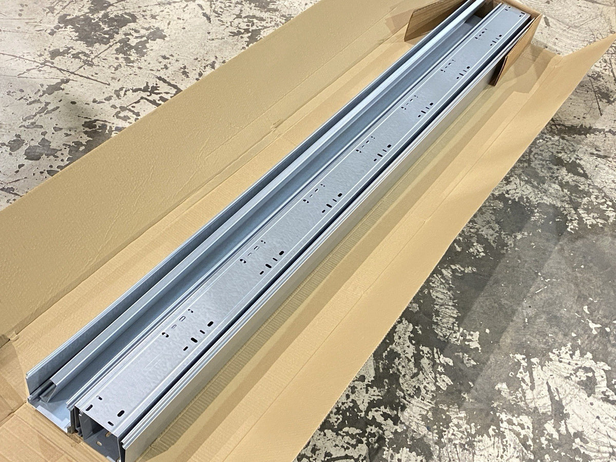 Niedax LLK 100.100 Cable Duct 100mm x 100mm x 2m LOT OF 3 DUCTS / 2 COVERS - Maverick Industrial Sales
