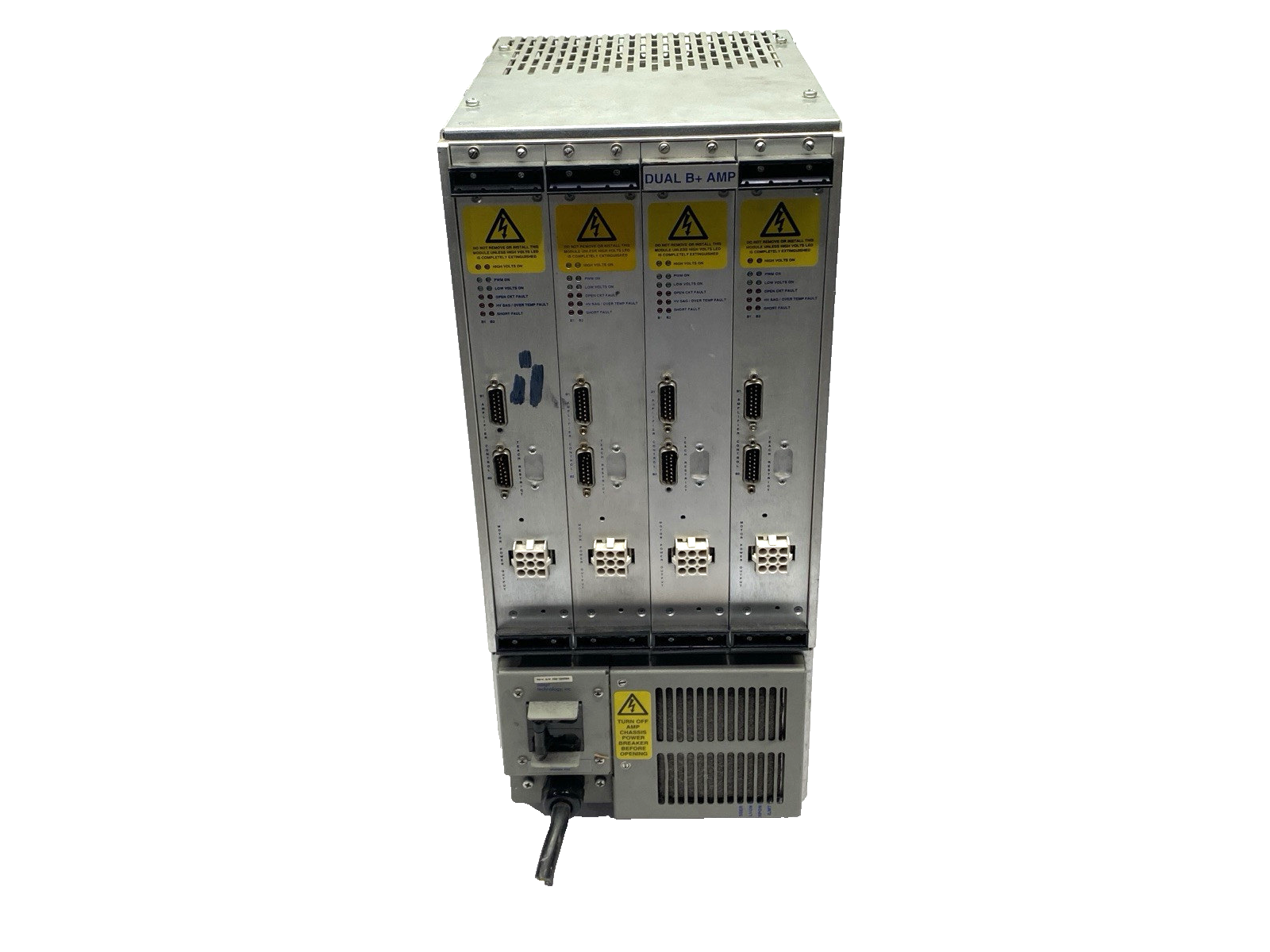 Adept 30336-31000 PA-4 Robot Control Power Supply Rack w/ 10338-53100 x4 DAMAGED - Maverick Industrial Sales