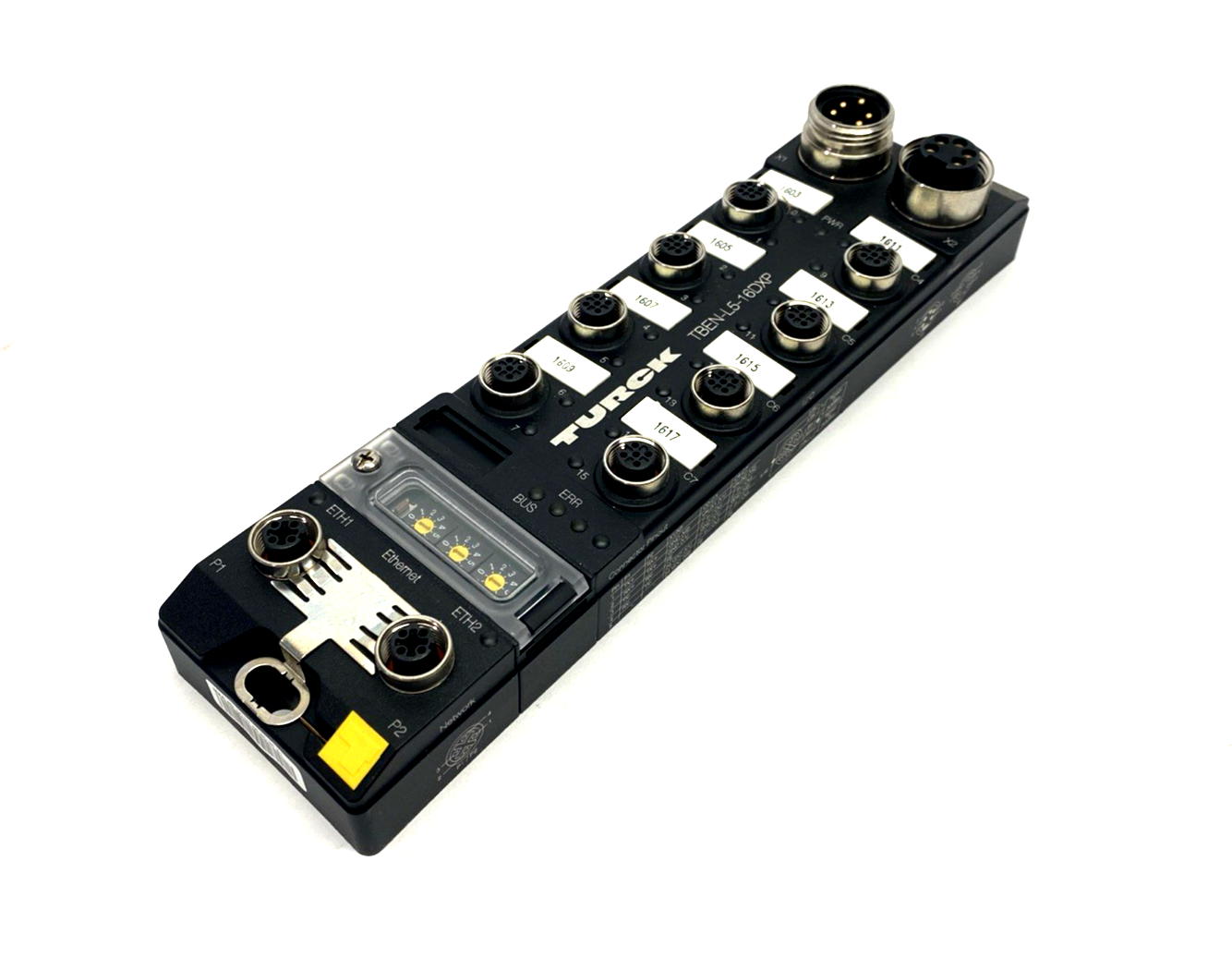 TBEN-L5-16DXP | Turck Compact Multiprotocol I/O Module For Ethernet 6814088 - Used - Maverick Industrial Sales