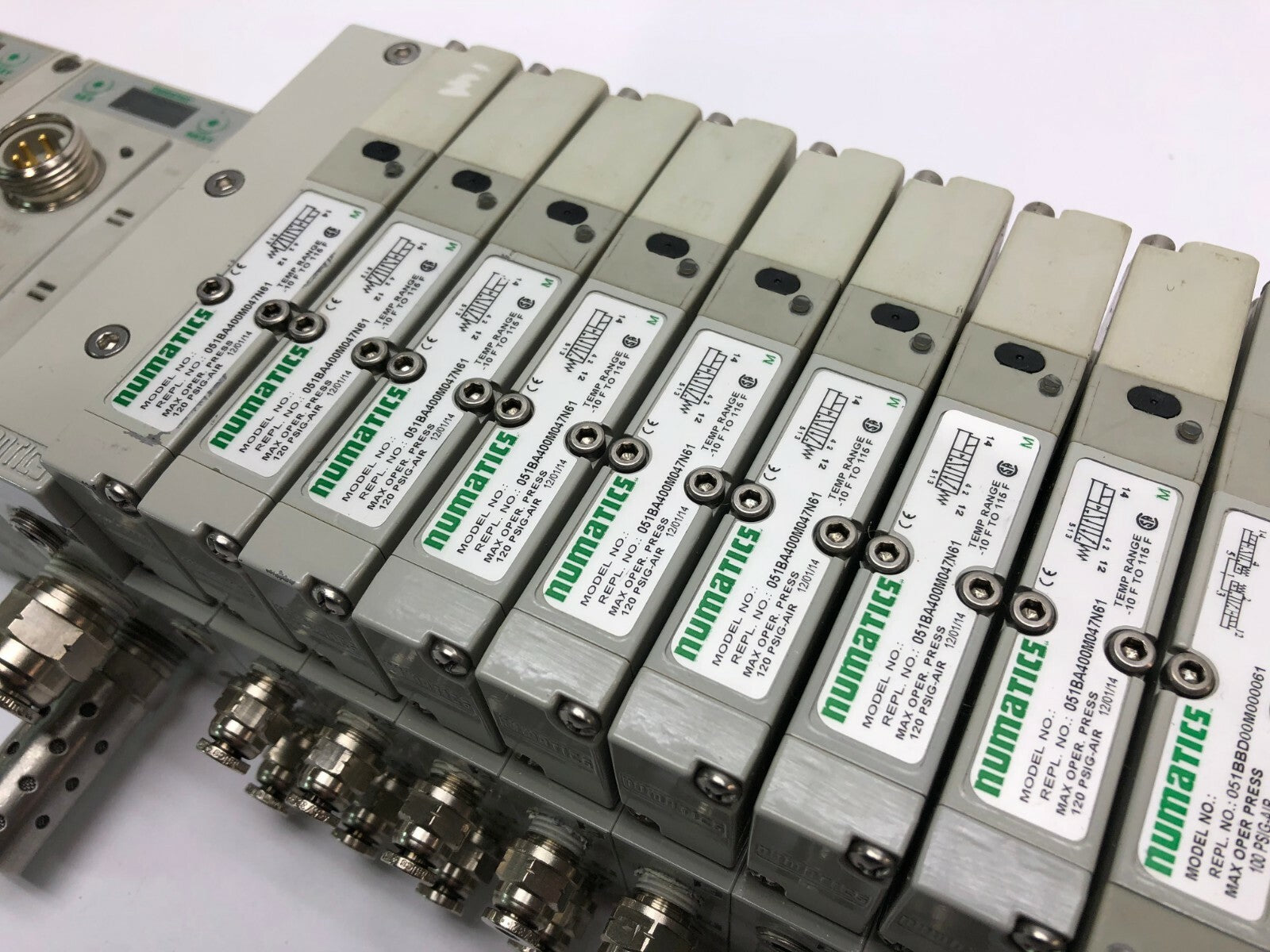Numatics 240-210, 240-291, 219-828 Manifold Block / Valve Assembly - Maverick Industrial Sales