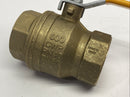 Rub Inc 600-CWP-PN40-DN50 CW617N Brass Ball Valve 2" NPT - Maverick Industrial Sales