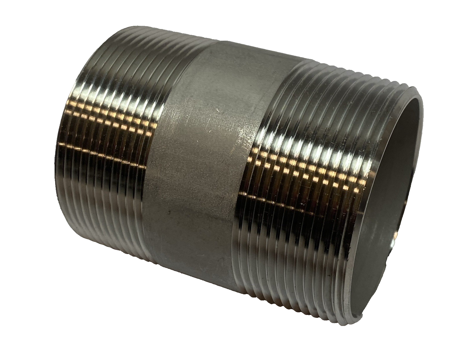 Sch 40 Pipe Nipple 304 Stainless Steel NPT 2"x3" - Maverick Industrial Sales