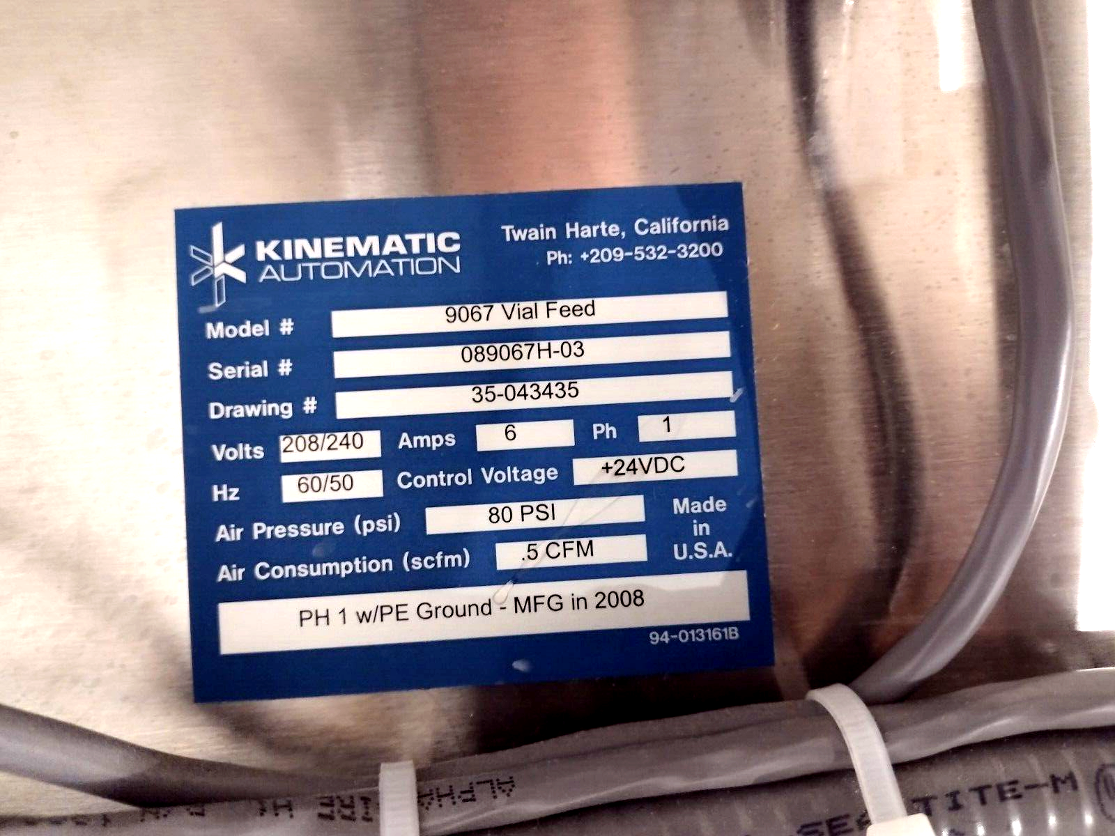 VBCLP-6, VEP-08 | Shibuya Hoppmann VBCLP-6 Centrifugal Vial Feed System, VEP-08 Pre-Feed Elevator - Used - Maverick Industrial Sales