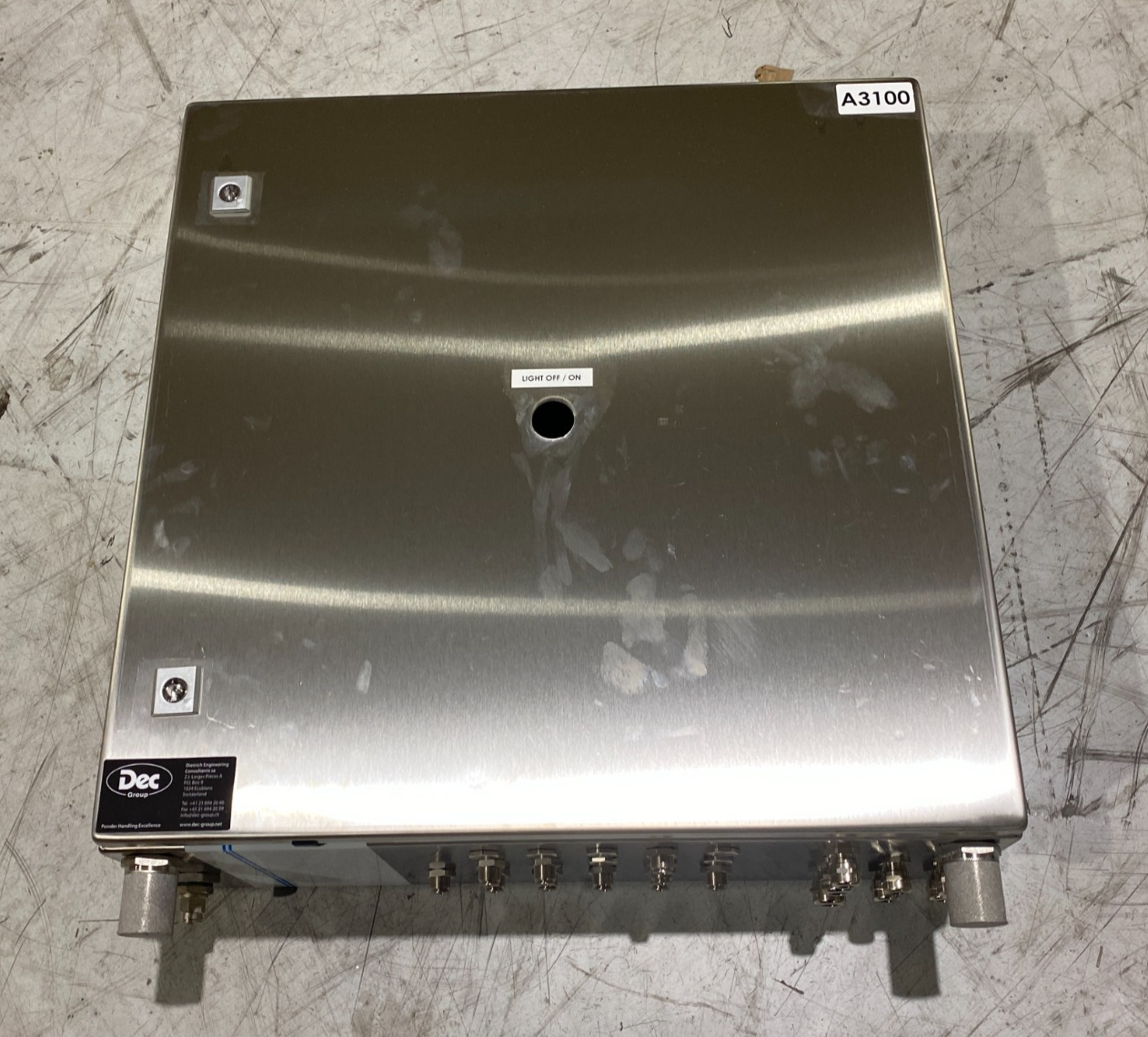 9405600 | Rittal KEL 9405.600 Stainless Steel Enclosure 600x600x210mm - New – Open box - Maverick Industrial Sales