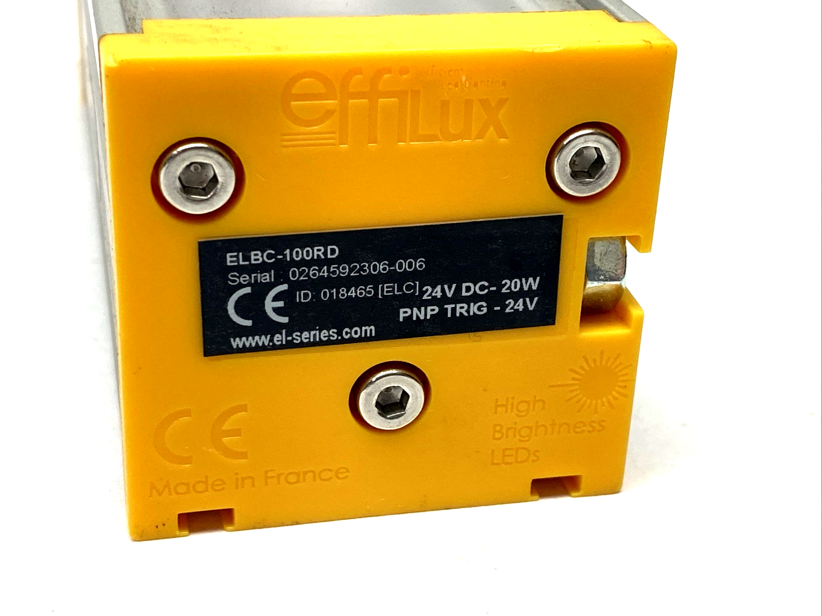 Effilux ELBC-100RD EL Series High-Power Flood Type Bar Light 24VDC 20W - Maverick Industrial Sales