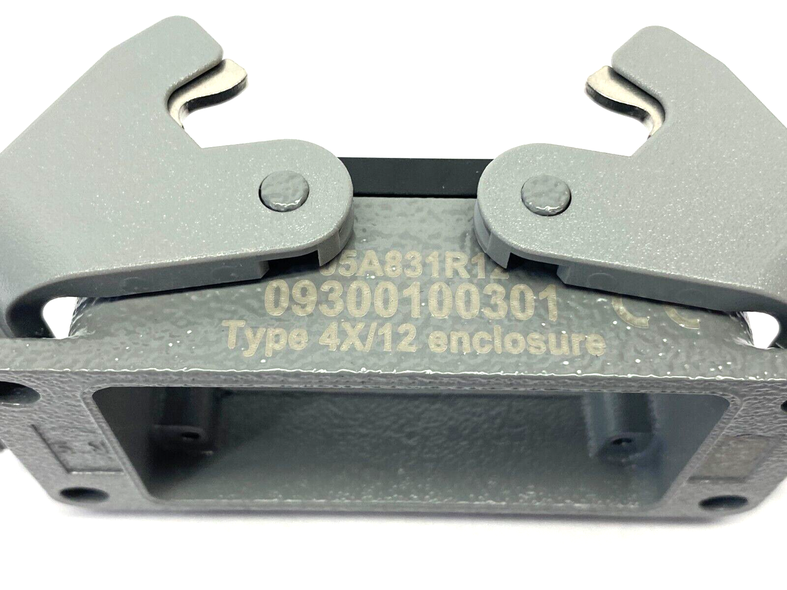 Harting 09300100301 Bulkhead Housing Mount Han 10B-HBM-DL - Maverick Industrial Sales
