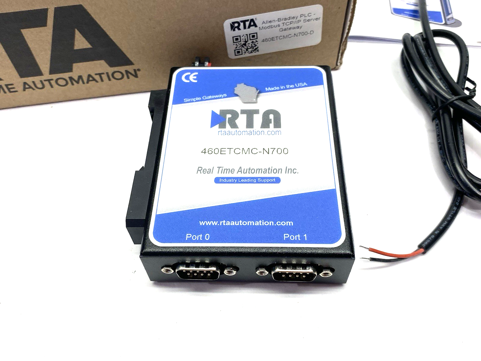RTA 460ETCMC-N700-D Allen-Bradley PLC-Modbus TCP/IP Server Gateway - Maverick Industrial Sales