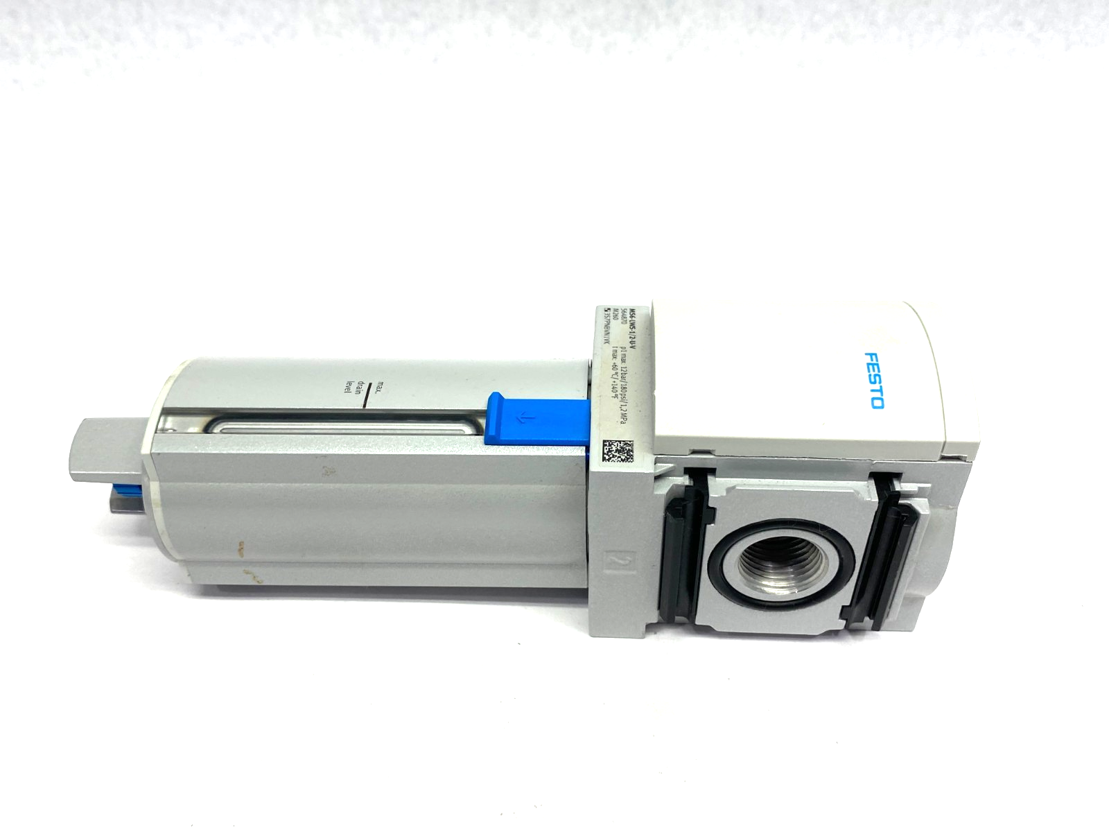 Festo MS6-LWS-1/2-U-V Water Trap 2-12bar G1/2 Ports 564870 - Maverick Industrial Sales
