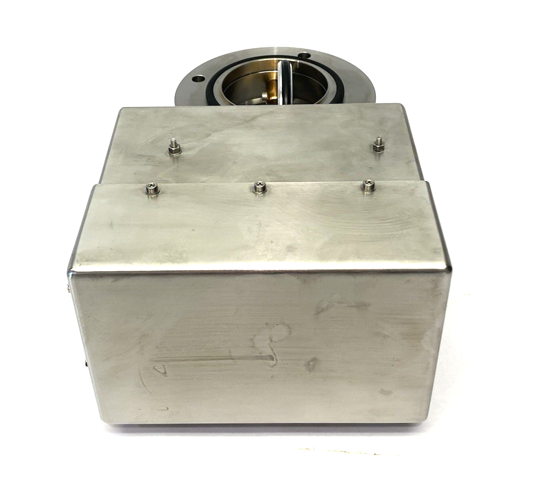Stainless Steel TIV Butterfly Valve, 68mm ID, 130mm OD, RS232 9-pin Connection - Maverick Industrial Sales