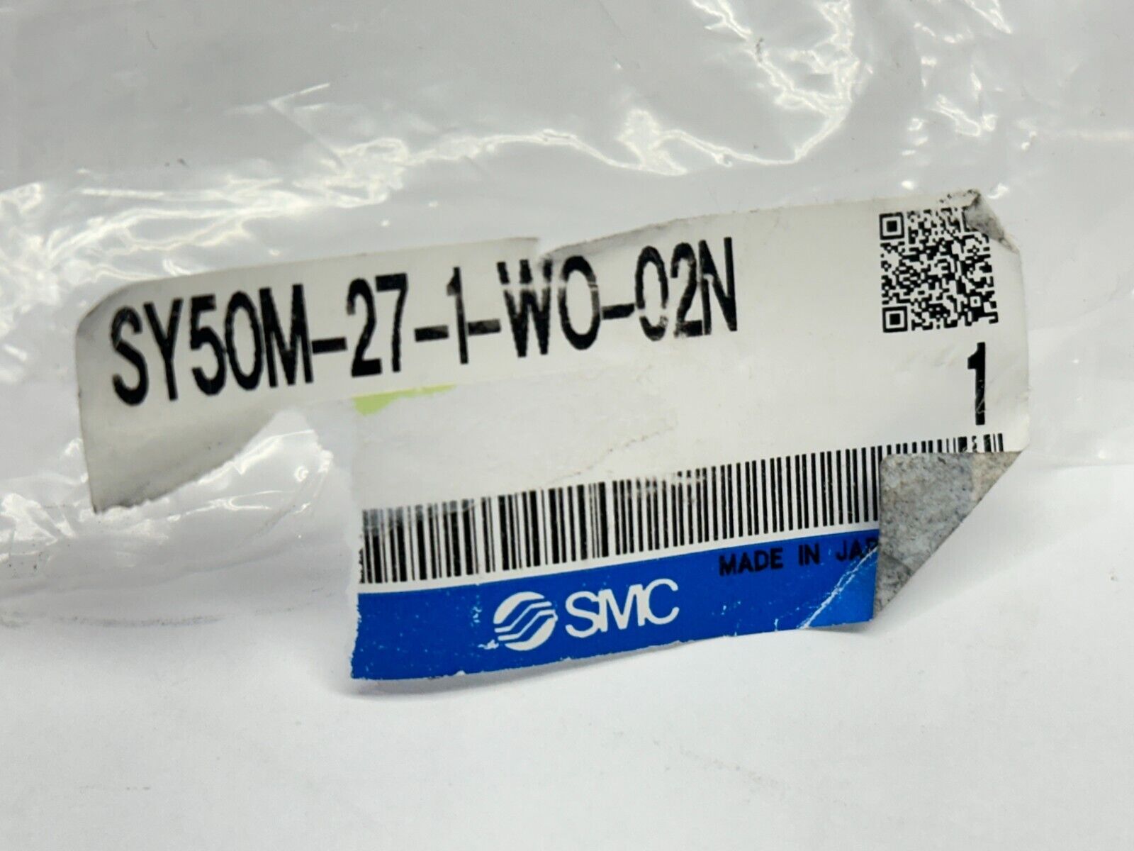SMC SY50M-27-1-WO-02N Solenoid Valve Subplate 5-Port SY5000 - Maverick Industrial Sales