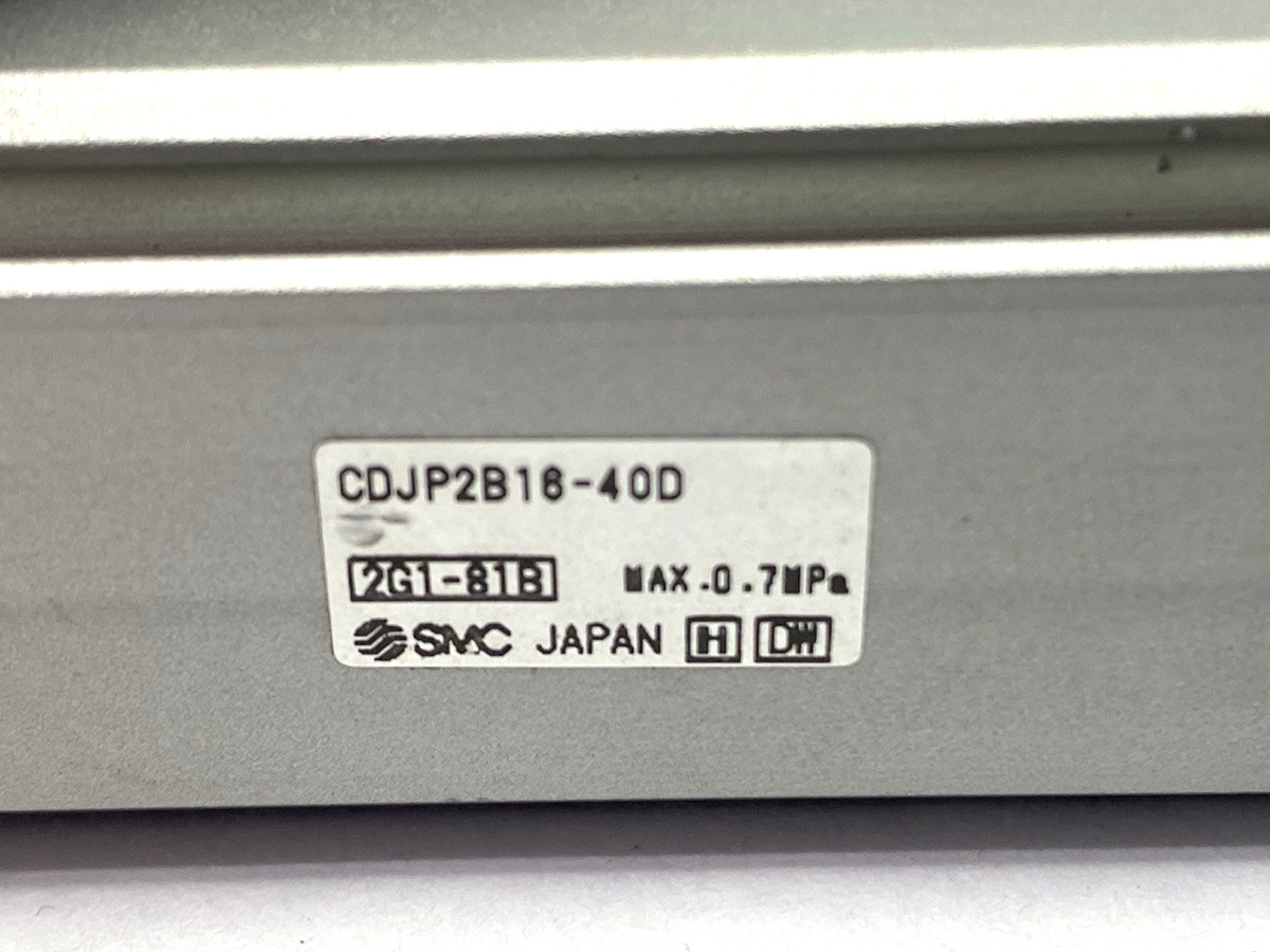 CDJP2B16-40D | SMC Pneumatic Cylinder Double Acting 16mm Bore 40mm Stroke - Used - Maverick Industrial Sales