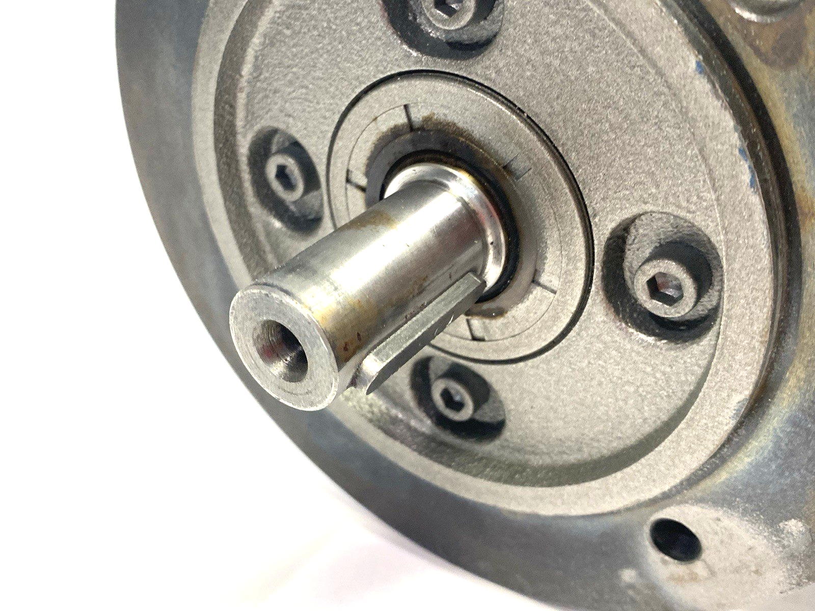 SEW Eurodrive SF37DRS71S4 Right Angle Gearmotor, 35.1 Gear Ratio, 3-Phase - Maverick Industrial Sales