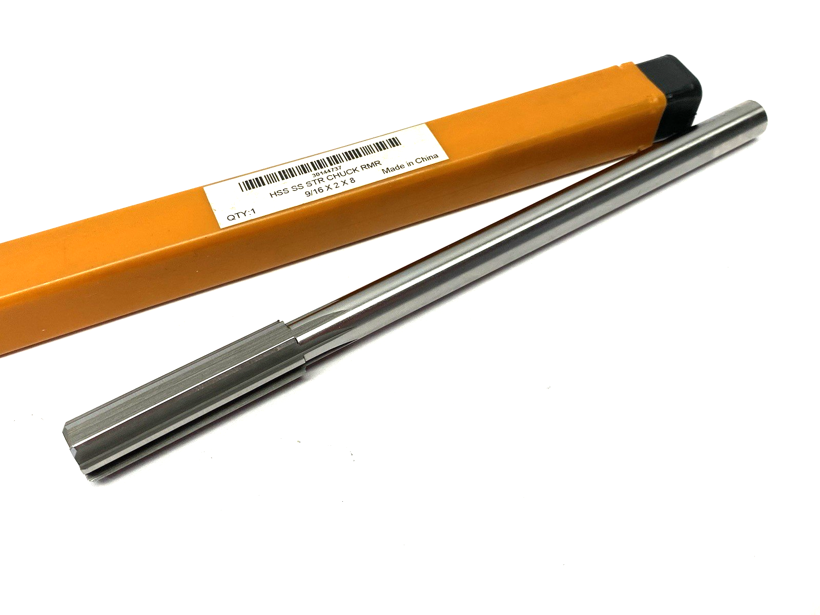 Hertel 30144737 Chucking Reamer: 9/16", 8" OAL, 2" Flute Length, Straight, HSS - Maverick Industrial Sales
