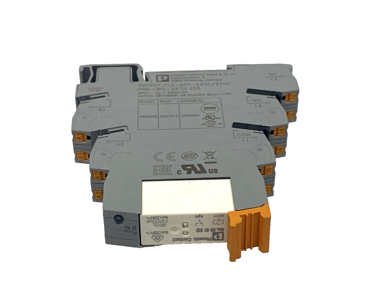 Phoenix Contact PLC-RPT- 24UC/21HC Relay Module 2900293 - Maverick Industrial Sales