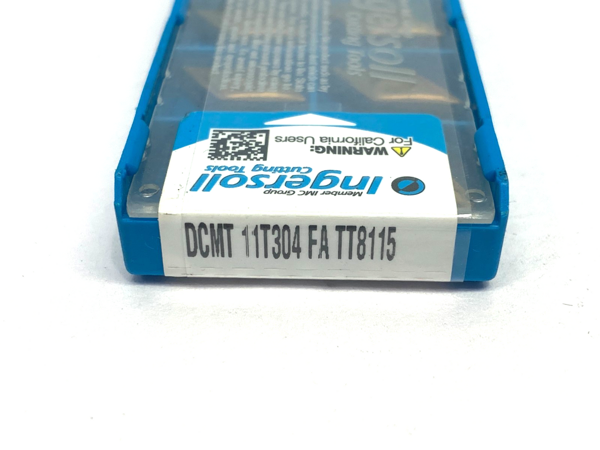 Ingersoll DCMT32.51FA TT8115 ISOTurn Chipbreaker Inserts 06141770 PKG OF 10 - Maverick Industrial Sales