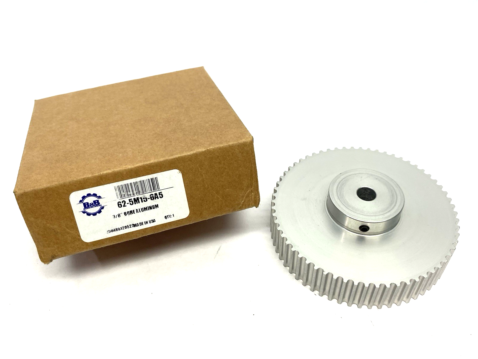 B&B Manufacturing 62-5M15-6A5 Aluminum Timing Pulley 5M Tooth Style, 62-Tooth - Maverick Industrial Sales