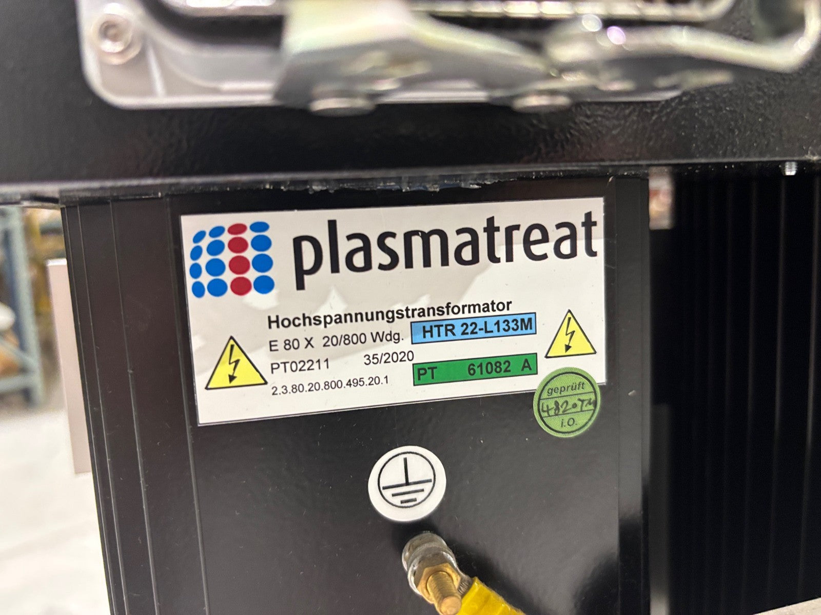 Plasmatreat HTR22-L133 High Voltage Plasma Transformer w/ Cables, E 80 X 20/800 - Maverick Industrial Sales