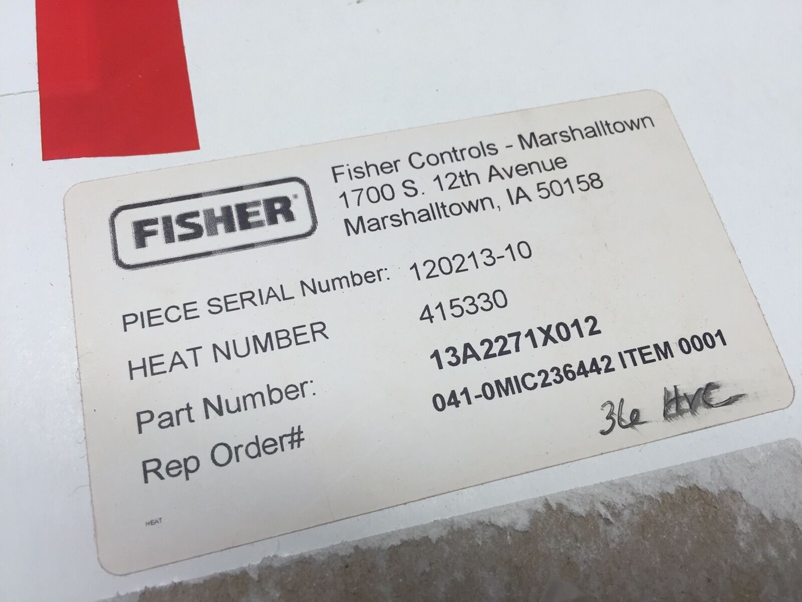 13A2271X012 | Fisher Controls Valve Spring Spacer 6-3/4" OD - New – Open box - Maverick Industrial Sales