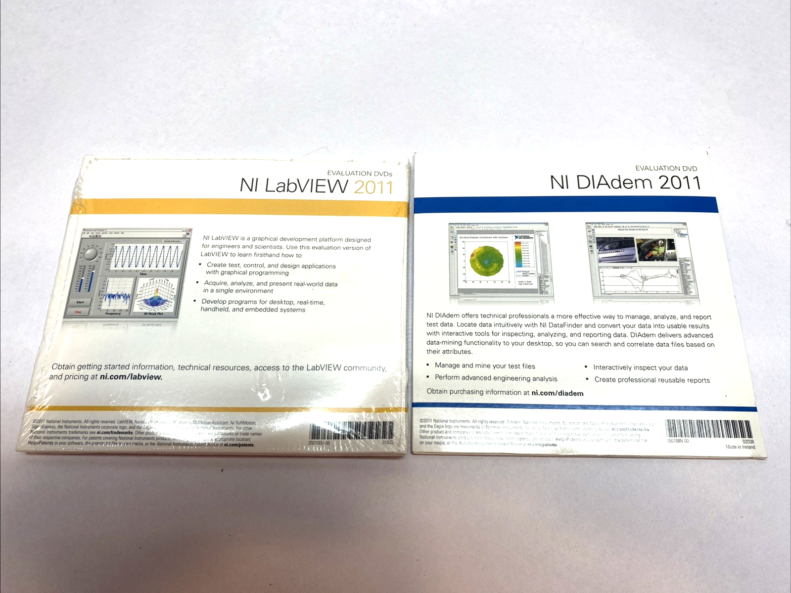 National Instruments NI DIAdem/LabVIEW 2011 Evaluation DVDs - Maverick Industrial Sales