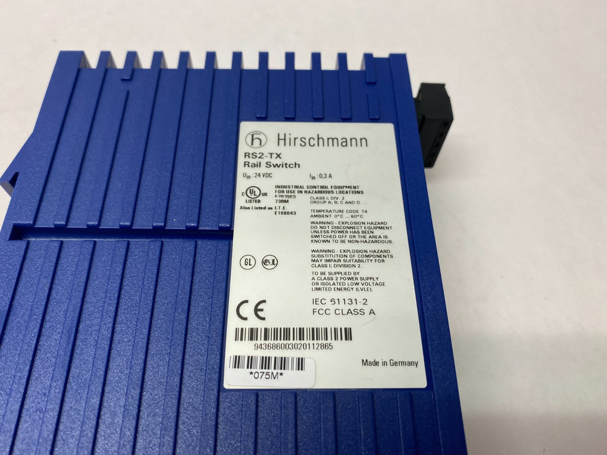 Hirschmann RS2-TX Industrial Ethernet Rail Switch - Maverick Industrial Sales